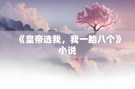 《皇帝选我，我一胎八个》小说