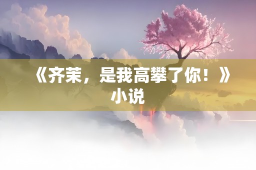 《齐茉，是我高攀了你！》小说