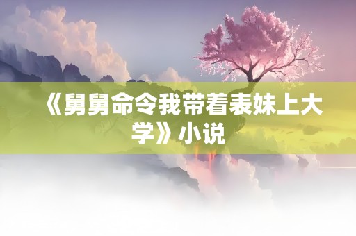 《舅舅命令我带着表妹上大学》小说