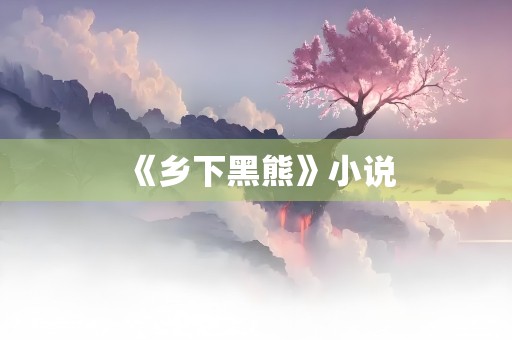 《乡下黑熊》小说