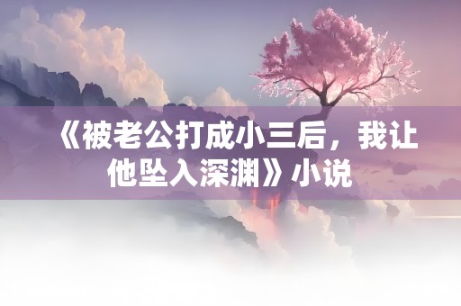 《被老公打成小三后，我让他坠入深渊》小说