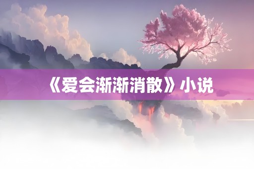 《爱会渐渐消散》小说