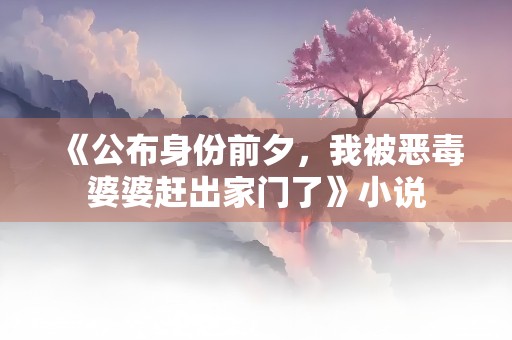 《公布身份前夕，我被恶毒婆婆赶出家门了》小说