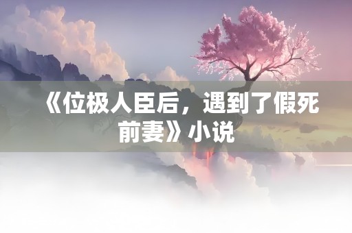 《位极人臣后，遇到了假死前妻》小说