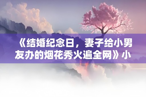 《结婚纪念日，妻子给小男友办的烟花秀火遍全网》小说