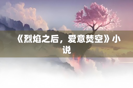 《烈焰之后，爱意焚空》小说