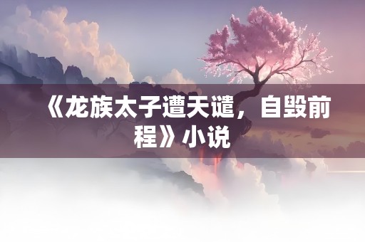 《龙族太子遭天谴，自毁前程》小说