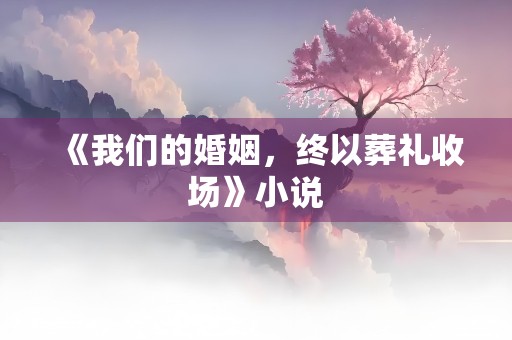 《我们的婚姻，终以葬礼收场》小说