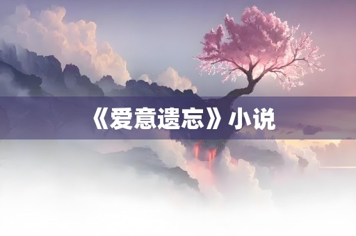 《爱意遗忘》小说