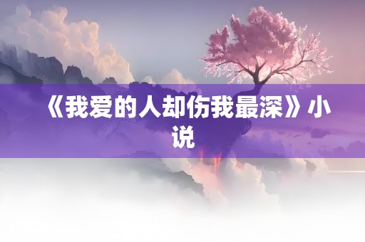 《我爱的人却伤我最深》小说