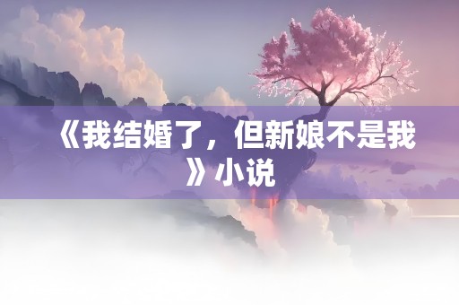 《我结婚了，但新娘不是我》小说