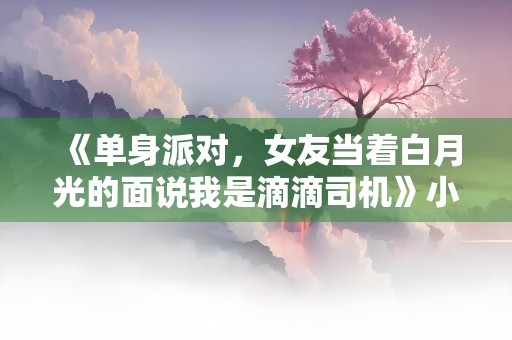 《单身派对，女友当着白月光的面说我是滴滴司机》小说