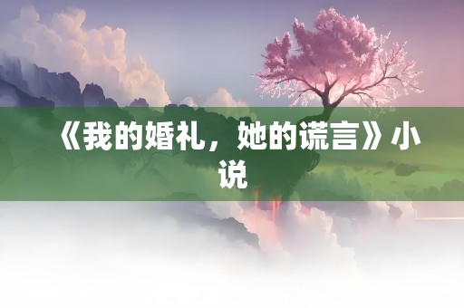 《我的婚礼，她的谎言》小说