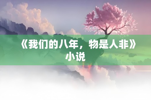 《我们的八年，物是人非》小说