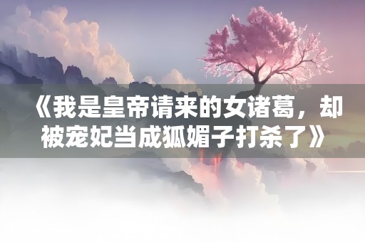 《我是皇帝请来的女诸葛，却被宠妃当成狐媚子打杀了》小说