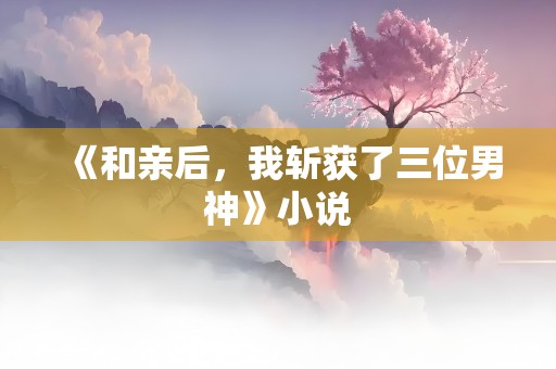 《和亲后，我斩获了三位男神》小说