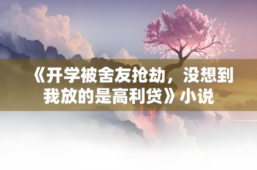 《开学被舍友抢劫，没想到我放的是高利贷》小说