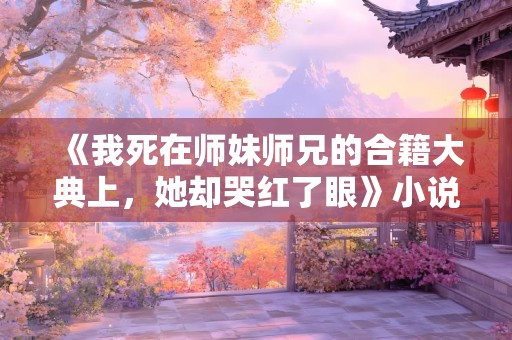 《我死在师妹师兄的合籍大典上，她却哭红了眼》小说