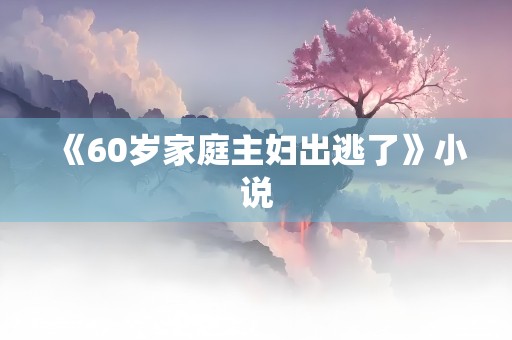 《60岁家庭主妇出逃了》小说