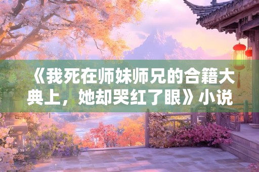 《我死在师妹师兄的合籍大典上，她却哭红了眼》小说