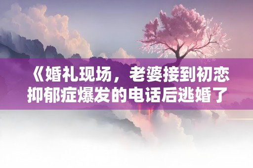 《婚礼现场，老婆接到初恋抑郁症爆发的电话后逃婚了》小说