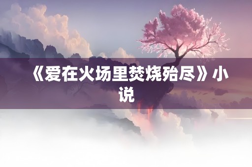 《爱在火场里焚烧殆尽》小说