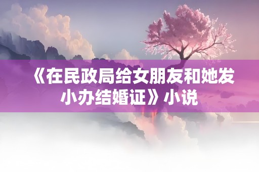 《在民政局给女朋友和她发小办结婚证》小说