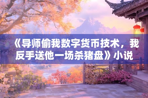 《导师偷我数字货币技术，我反手送他一场杀猪盘》小说