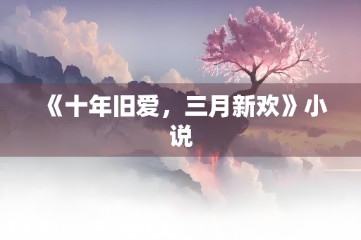 《十年旧爱，三月新欢》小说