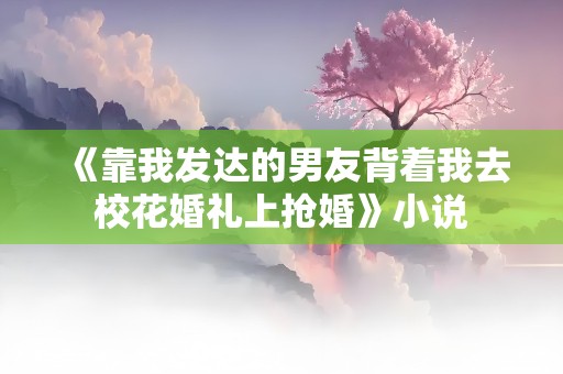 《靠我发达的男友背着我去校花婚礼上抢婚》小说