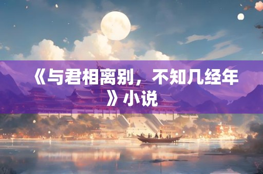 《与君相离别，不知几经年》小说