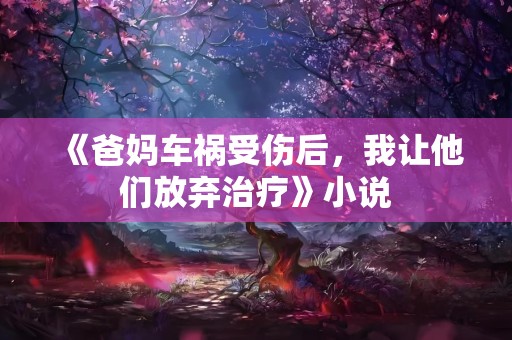 《爸妈车祸受伤后，我让他们放弃治疗》小说