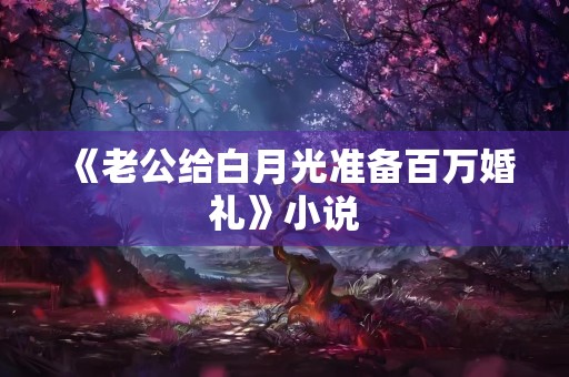 《老公给白月光准备百万婚礼》小说