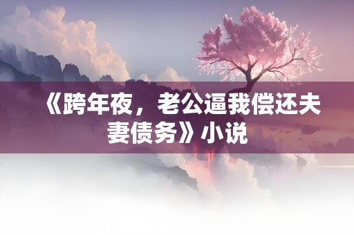 《跨年夜，老公逼我偿还夫妻债务》小说