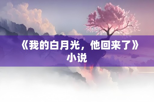 《我的白月光，他回来了》小说