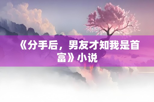 《分手后，男友才知我是首富》小说