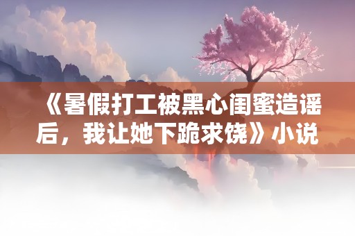 《暑假打工被黑心闺蜜造谣后，我让她下跪求饶》小说