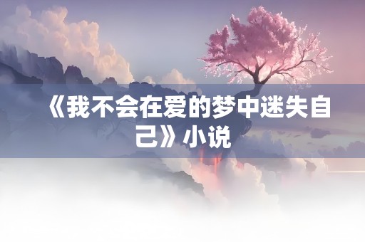 《我不会在爱的梦中迷失自己》小说