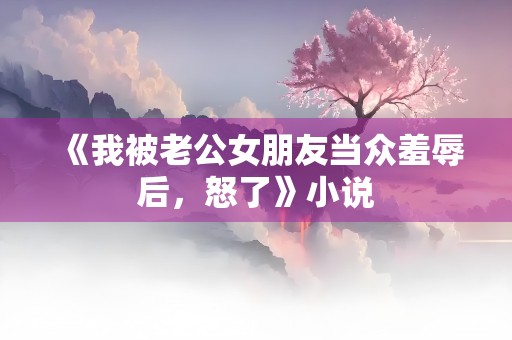 《我被老公女朋友当众羞辱后，怒了》小说