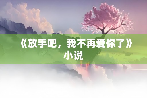 《放手吧，我不再爱你了》小说