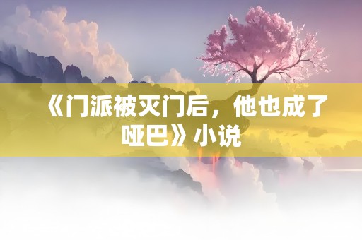 《门派被灭门后，他也成了哑巴》小说