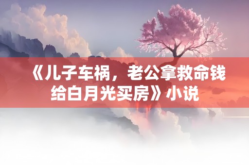 《儿子车祸，老公拿救命钱给白月光买房》小说